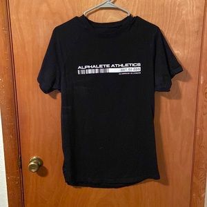 Mens Alphalete Athletics Black Shirt